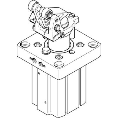 Стопорный пневмоцилиндр Festo DFST-63-30-DL-Y4-A