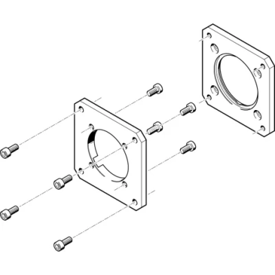 Фланец электродвигателя Festo EAMF-A-62A-80G