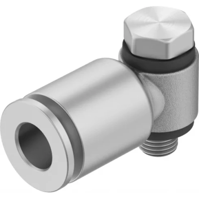 Штуцер цанговый угловой с наружным шестигранником Festo NPQM-LH-M5-Q6-P10