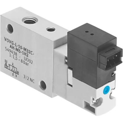 Распределитель с электромагнитным управлением Festo VOVG-L10-M32U-AH-M5-1H2