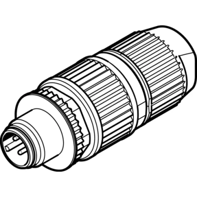 Штекер Festo NECU-S-M12G4-HX-Q7