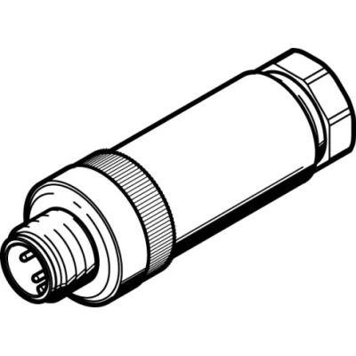 Штекер Festo NECU-S-M12G4-P2-IS