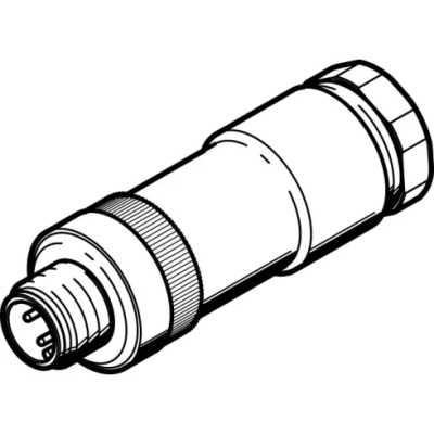 Штекер Festo NECU-S-M12G4-D-IS