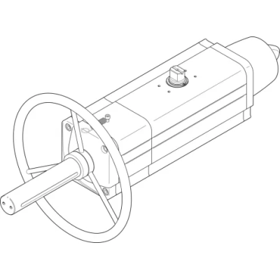 Неполноповоротный привод Festo DAPS-0180-090-RS1-F0710-MW