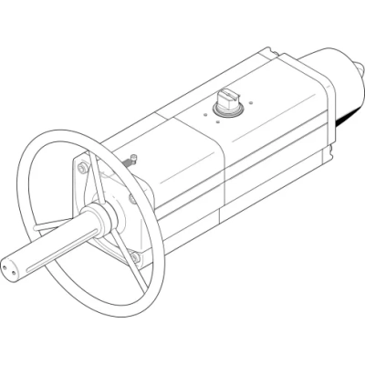 Неполноповоротный привод Festo DAPS-0480-090-RS2-F1012-MW