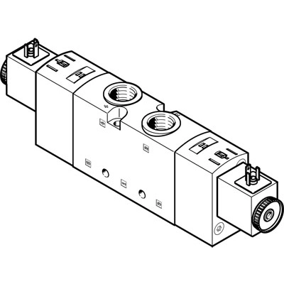 Распределитель с электромагнитным управлением Festo VUVS-LT30-T32C-MZD-G38-F8-1C1