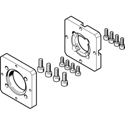 Фланец электродвигателя Festo EAMF-A-38A-40G