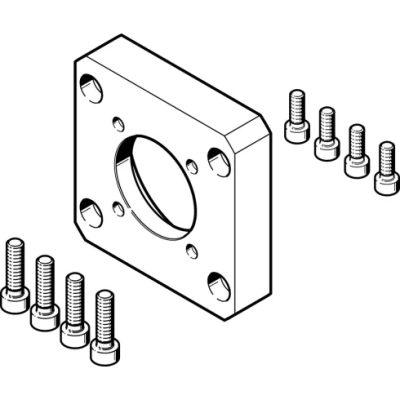 Фланец электродвигателя Festo EAMF-A-62A-60G/H