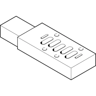 Промежуточная плита Festo MUH-ZP-D-3-L-24G