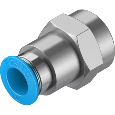 Штуцер цанговый с внутренней резьбой Festo QSF-3/8-10-B