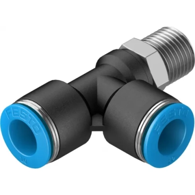 Тройник цанговый с резьбой переходной Festo QSTL-1/4-10