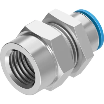 Штуцер цанговый для панельного монтажа Festo QSSF-1/8-6-B