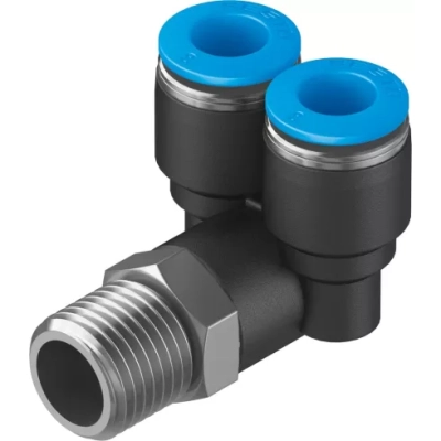 Тройник цанговый с резьбой угловой Festo QSYL-1/4-8