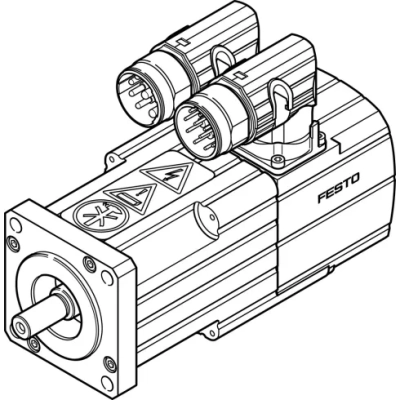 Серводвигатель Festo EMMS-AS-55-SK-HS-RR-S1