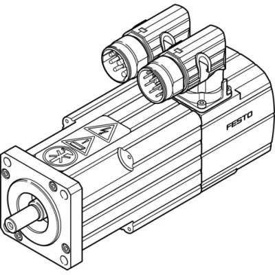 Серводвигатель Festo EMMS-AS-55-MK-LS-RRB