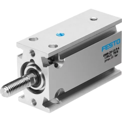 Компактный пневмоцилиндр Festo EMM-10-15-P-A